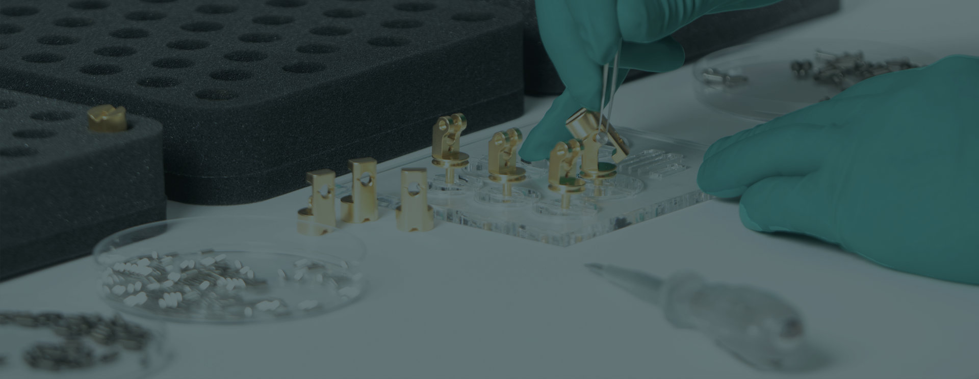 Fertigung NanoTilt REM Versteller Probenhalter